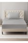 Bedding Fitted Sheet - Fits 120x200 Cm For Single Bed - 2 Pcs (1 Fitted Sheet and 1 Pillowcases) - 35 Cm Deep Pocket - Solid Bed Sheet
