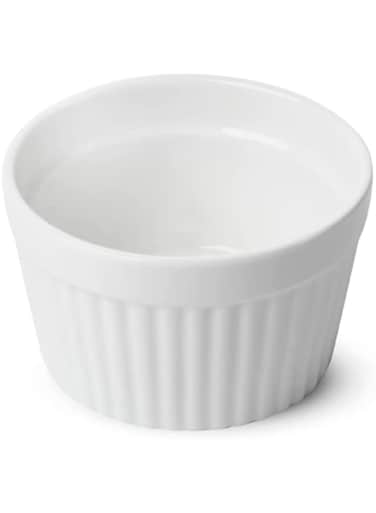 Porceletta Porcelain Lined RAMekin, 3 cm Size, Ivory