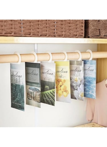 Goodern 6PCS Scented Sachets for Drawer and Closet,Long-Lasting Closet Deodorizer Freshener Potpourri Bags Home Fragrance Sachets for Men Women Fresh Scents Sachet Packets Smell Goods for House Cars