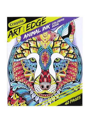 Crayola - Art With Edge, Animal Ink Doodle Activity Book