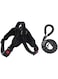 Dog Harness,Breathable Adjustable Pet Harness Dog Vest Harness, Reflective Oxford Easy Control Dog Harness with Sturdy Handle for Small Medium Large Dogs (Black, XS)