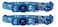 Pack of 2 DOCO&reg; LOCO Cat Collar Pattern Printed (DCAT002)[Texture - Daisy]