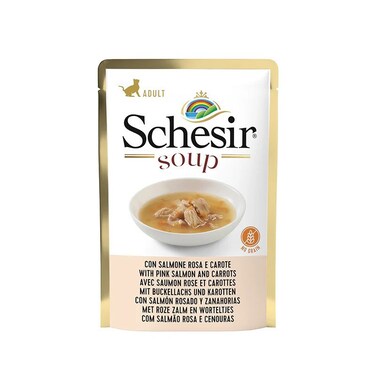 pack of 10 Cat Wet Soup-With Wild Pink Salmon and Carrots(85g x 10pc)
