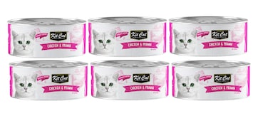 Kit Cat Chicken &amp; Prawn 80g ( 6 PC )