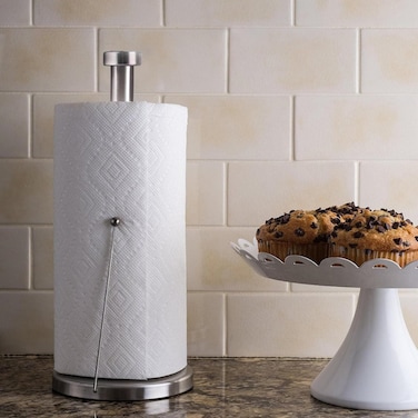 Stainless Steel Paper Towel Holder Countertop