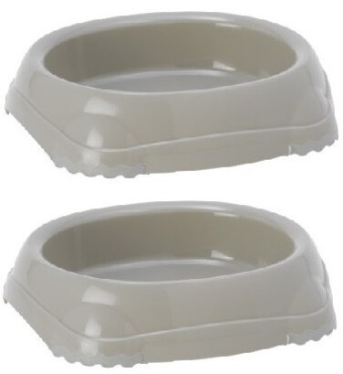 Pack Of 2 Moderna Smarty Bowl[Color - Grey, Size - XS]