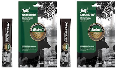 Pack of 2 Bioline Natural Feast Smooth Pate-Chicken Recipe (15gx5pcs)