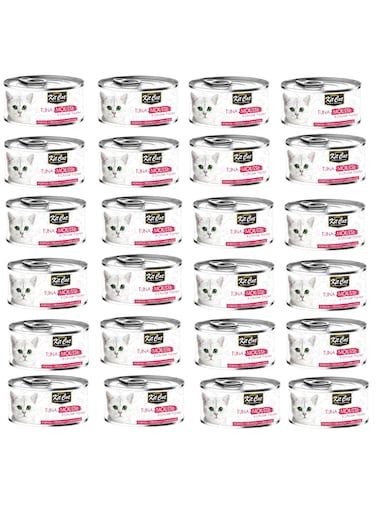 24PC Kit Cat Tuna Mousse with Chicken Topper 80g