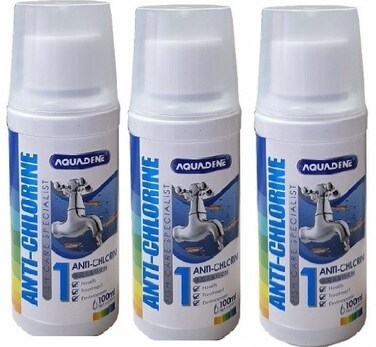 Pack of 3 KW Zone Aquadene Anti Chlorine[Volume - 100ml]