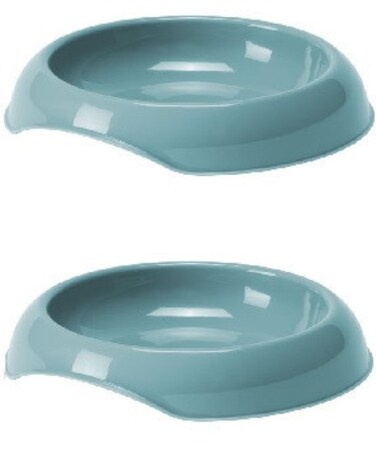 Pack of 2 Moderna Gusto-Food Bowl[Color - Blue, Size - M]
