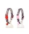 Pack of 2 Duvo Cat Collar Nylon Mixed Colors 20 - 30cm / 10mm[Texture - Fish bones 2]