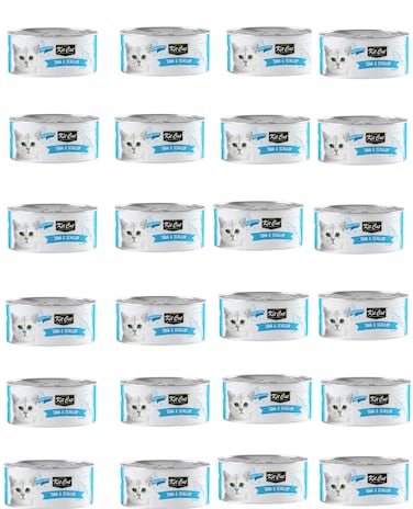 pack of 24 Kit Cat Tuna &amp; Scallop (80gx24)