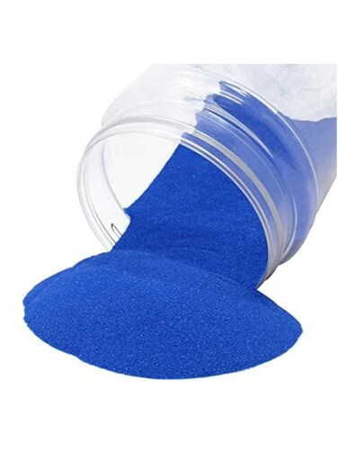 2kg Vibrant Blue Aquarium Sand 20-40&micro;m: Premium Fine-Grain Sand for Aquascaping, Water Clarity, and Creating Natural Habitats for Fish &amp; Marine Life