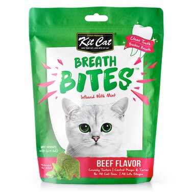 pack of 2 Breath Bites Beef Flavor (60g x 2pcs)