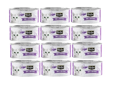 Kit Cat Deboned Tuna &amp; Whitebait Toppers 80g ( 12 PC )