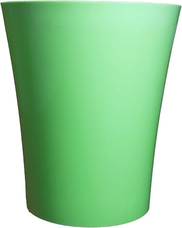 Vibrant Green Plastic Flower Pot &ndash; Durable and Stylish Plant Container for Indoor &amp; Outdoor Use (3 PCs, Small)