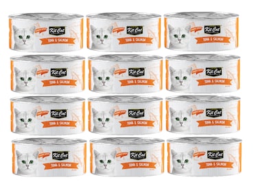 Kit Cat Tuna &amp; Salmon 80g ( 12 PC )