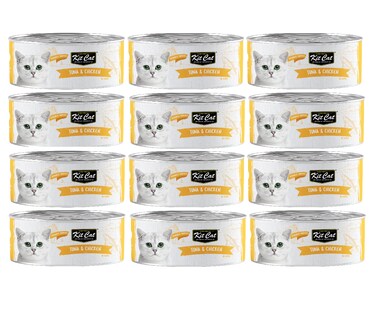 Kit Cat Tuna &amp; Chicken 80g ( 12 PC )