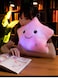 Pink LED Star Pillow Illuminate Your Space with a Unique Glowing Cushion Design