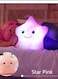 Pink LED Star Pillow Illuminate Your Space with a Unique Glowing Cushion Design