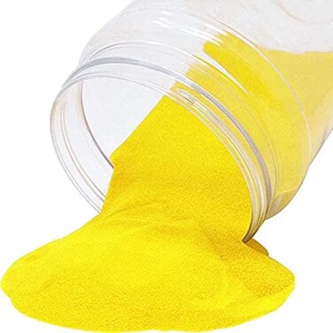Vibrant Yellow Sand &ndash; 80-120 &micro;m Granules 3 kg
