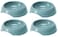 Pack of 4 Moderna Gusto-Food Bowl[Color - Blue, Size - XS]