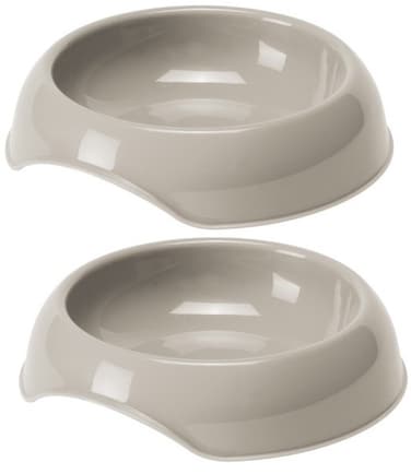 Pack of 2 Moderna Gusto-Food Bowl[Color - Grey, Size - S]