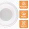 Vsell24 500pack 5oz Heavy Duty Disposable Plastic Bowls For Dessert Ice Cream Snacks Soup Containers