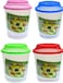 Pack of 3 KW Zone Plastic Tank[Length - 10cm] - Assorted Colors