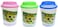 Pack of 3 KW Zone Plastic Tank[Length - 10cm] - Assorted Colors