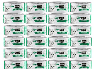 Kit Cat Deboned Tuna &amp; Shrimp Toppers 80g ( 24 PC )