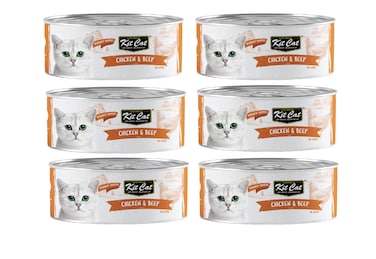 Kit Cat Deboned Chicken &amp; Beef 80g ( 6 PC )