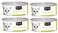 Pack of 4 Kit Cat Chicken And Seafood Topper Wet Food For Cats 80g