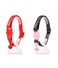 Pack of 2 Duvo Cat Collar Nylon Mixed Colors 20 - 30cm / 10mm[Texture - White Dots]