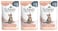 Pack of 3 Schesir Kitten Care 3-12 in Jelly Chicken Pouch 85g