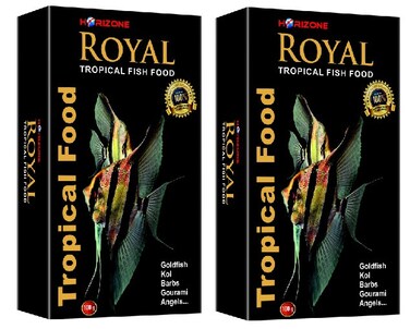 Pack of 2 Horizone Royal Tropical Fish Food - 100g