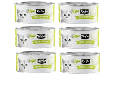 Kit Cat Chicken &amp; Seafood 80g ( 6 PC )