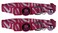 Pack of 2 DOCO&reg; LOCO Cat Collar Pattern Printed (DCAT002)[Texture - Pink Zebra]