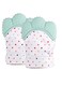 Blue Colour Baby Chewable Teething Mitten Hand Glove