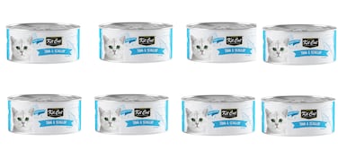pack of 6 Kit Cat Tuna &amp; Scallop (80gx6)