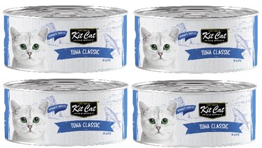 Pack of 4 Kit Cat Tuna Classic 80g