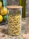 Glass Storage Jar with Bamboo Lid &ndash; Airtight, Eco-Friendly, and Stylish Kitchen Organizer ( 1400 ML )