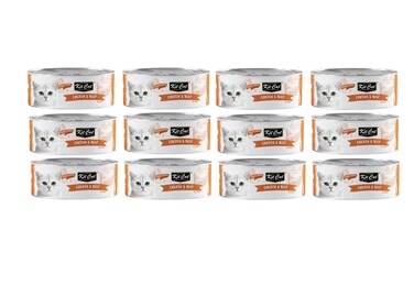 Kit Cat Deboned Chicken &amp; Beef 80g ( 12 PC )