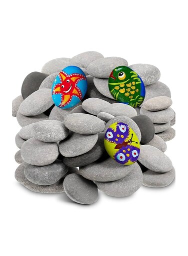 Natural Stone 7-15 cm for Creative Art, Painting, and Aquarium Landscaping 2 kg