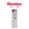 Metaltex White Pisa 4-Tier Rolling Cart &ndash; Durable &amp; Space-Saving Storage Solution