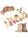 NeoStyle 7-pcs Cat Feather Toy Set,Cat Stick,Cat Toys Interactive,Cat Wand Attachments,Cat Wood Rod Mouse Toy with Mini Bell,Gift Package