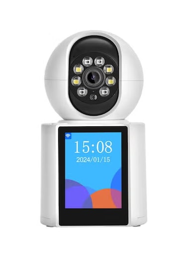 Radiotronics Intelligent WiFi Video Call Camera 3MP Two Way Visual Video Calling Smart Camera with One Button Click for Baby Elder Care