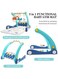 2 in 1 Baby Gym Play Mat &amp; Sit-to-Stand Learning Walker,Kick &amp;Play Piano Tummy Time Mat Toys with Mirror for Newborn Babies Toddlers Infants,Gift
