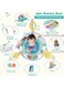 Costway Baby Stationary Activity Center Infant Jumper with Removable Foot Pad Unisex Blue