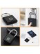 Radiotronics Smart Fingerprint Padlock Outdoor Waterproof and Rust-proof Electronic Head Anti-theft Code (black) Locker Security Storage Cabinet Multi-use